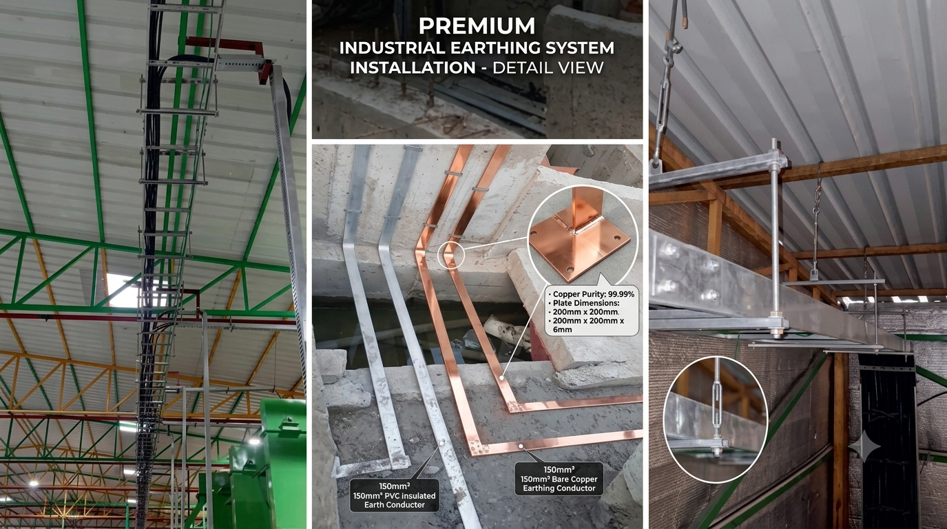 Industrial Electrical Work at Edible Oil Plant