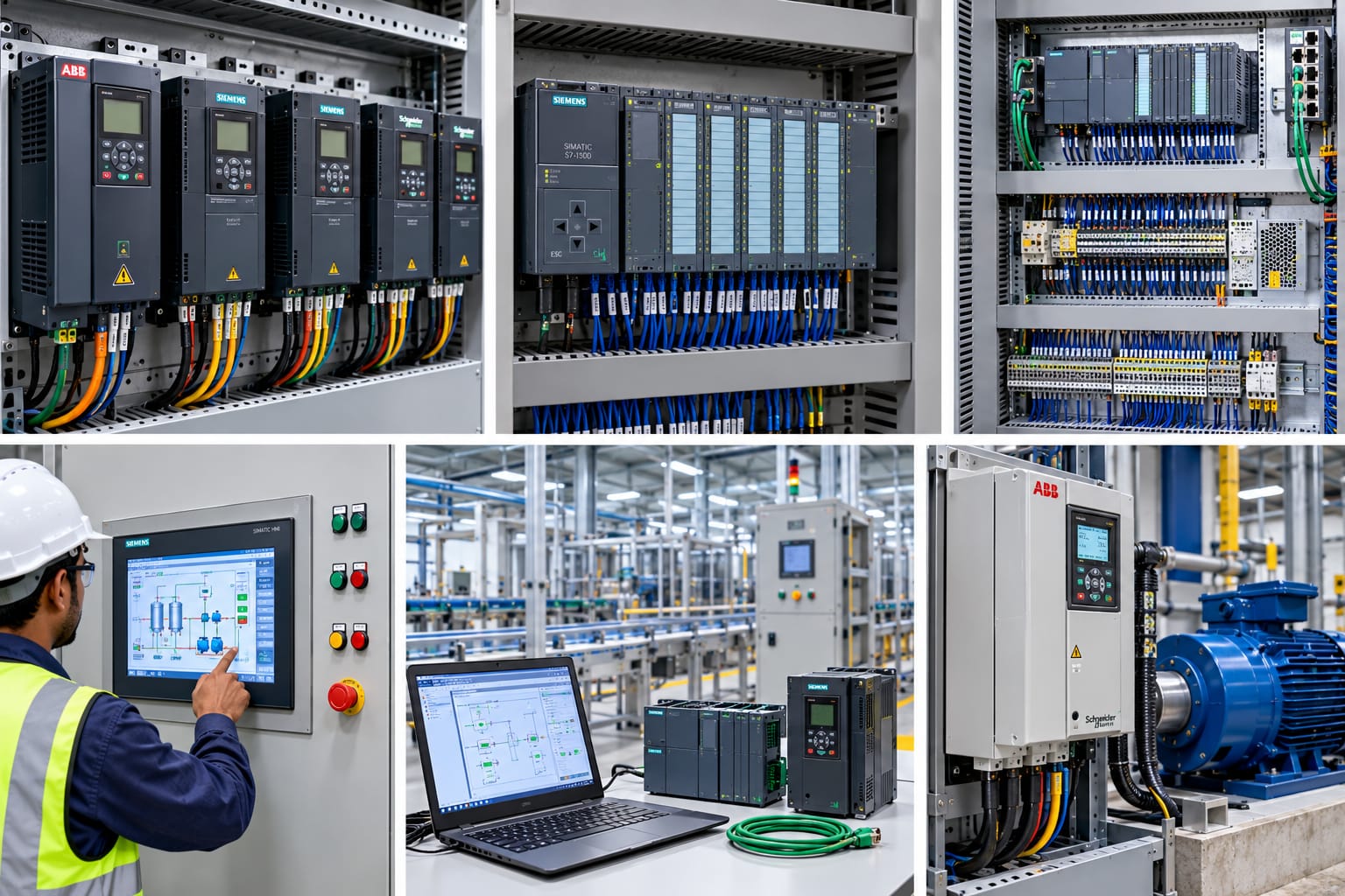 VFD and PLC automation system